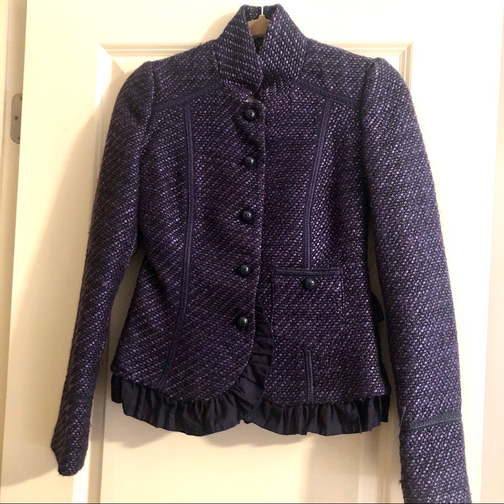 D.E.P.T. Tweed Ruffle Blazer - Picture 2 of 3